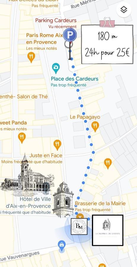 Le Beffroi De Gaston Climatise Appartement Aix-en-Provence Buitenkant foto